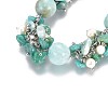 Natural Amazonite Beads Bracelets BJEW-JB04161-2