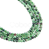  2 Strands Natural Ruby in Zoisite Beads Strands G-NB0005-07-4