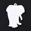 Printed Opaque Acrylic Pendants SACR-G029-01F-3