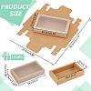 Foldable Paper Drawer Boxes with Clear Plastic Cover CON-WH0095-68A-05-2