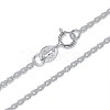 925 Sterling Silver Double Link Chain Necklaces NJEW-BB35180-D-16-3