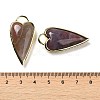 Natural Indian Agate Pendants G-K347-01G-06-3