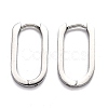 Tarnish Resistant 304 Stainless Steel Huggie Hoop Earrings STAS-J033-11C-P-1