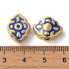 Rack Plating Brass Enamel Beads KK-P276-37G-3