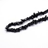 Natural Obsidian Beads Strands G-O049-C-35-3