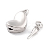 925 Sterling Silver Box Clasps STER-H111-07B-P-3