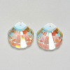 K9 Glass Rhinestone Pendants GLAA-F083-02A-07-1