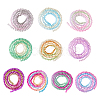 Pandahall 10 Strands 10 Colors Transparent Gradient Color Glass Beads Strands GLAA-TA0001-55-14