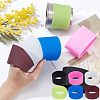 Gorgecraft 6Pcs 6 Colors Silicone Nonslip Heat Resistant Reusable Cup Sleeve SIL-GF0001-08-3