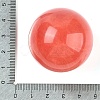 Cherry Quartz Glass Sphere Beads G-I367-07G-2