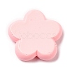 Opaque Flower Resin Cabochons RESI-C035-01B-2