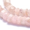 Natural Morganite Beads Strands G-O170-65B-3