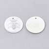 Freshwater Shell Pendants SHEL-T009-12P-2