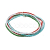 Seed Beads Multi-strand Stretch Bracelets for Women BJEW-JB10544-1