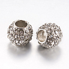 Alloy Rhinestone European Beads PALLOY-F200-03B-2