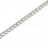 304 Stainless Steel Curb Chain/Twisted Chain Necklace Making STAS-A028-N122P-2