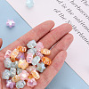 Imitation Jelly Acrylic Beads TACR-S154-46E-5