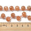 Natural Sunstone Beads Strands G-H297-B14-02-5