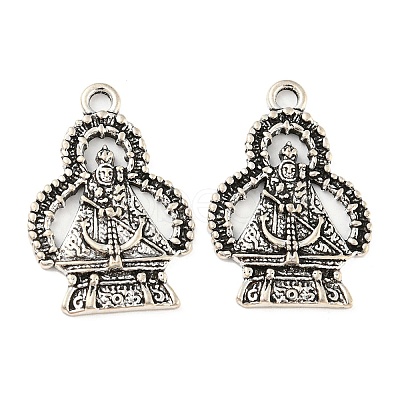 Tibetan Style Alloy Pendants TIBE-P001-33AS-1