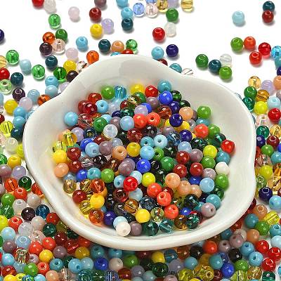 Opaque Colours Glass Seed Beads SEED-C001-02B-05-1