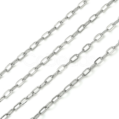 Tarnish Resistant 304 Stainless Steel Cable Chains CHS-K001-30-2mm-1