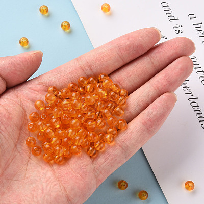 Transparent Acrylic Beads MACR-S370-A6mm-724-1