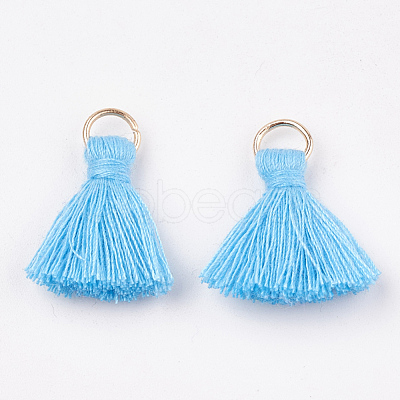 Polycotton(Polyester Cotton) Tassel Pendant Decorations FIND-S280-10-1