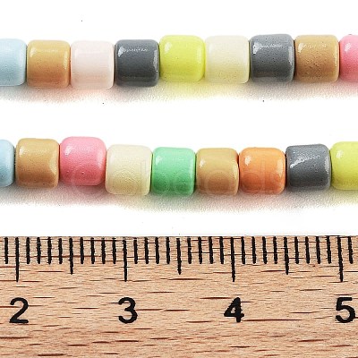 Electroplate Glass Beads Strands EGLA-Z006-04-1