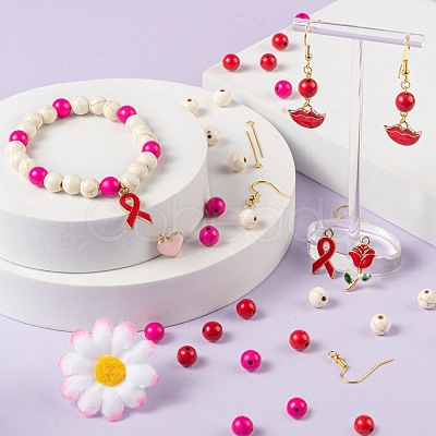 DIY Jewelry Set Making Kits for Valentine's Day DIY-LS0001-82-1