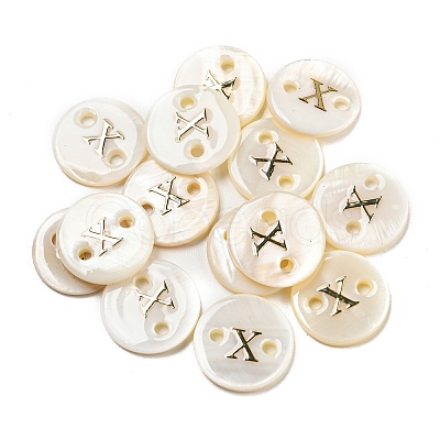 Freshwater Shell Buttons BUTT-Z001-01X-1