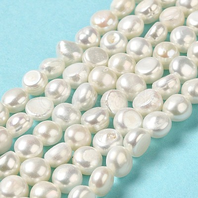 Natural Cultured Freshwater Pearl Beads Strands PEAR-E017-05-1