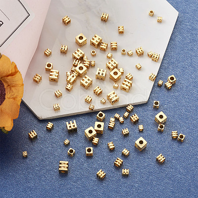 Brass Spacer Beads KK-PJ0001-12G-1