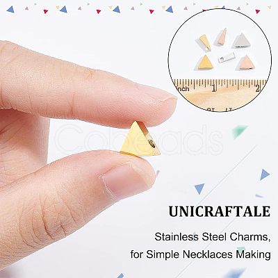 Unicraftale 6Pcs 6 Style 201 Stainless Steel Charms STAS-UN0036-59-1