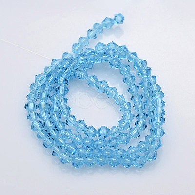 Bicone Glass Beads Strands X-EGLA-P016-4mm-02-1