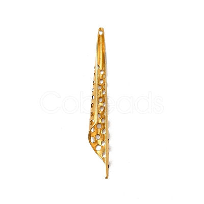 Multi-hole Brass Pendants KK-G441-06G-1