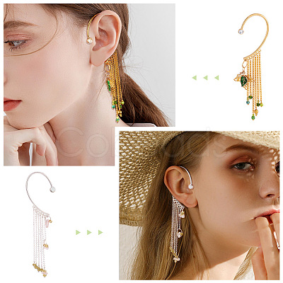 DIY Climber Wrap Around Earring Making Finding Kit KK-TA0001-16-1