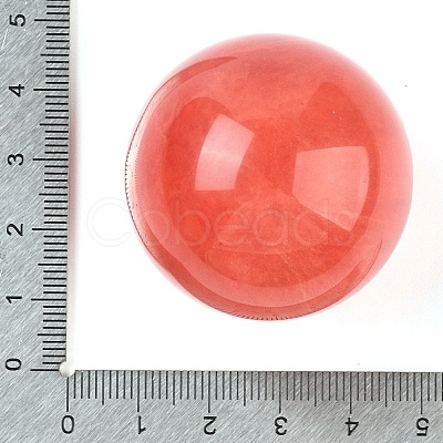 Cherry Quartz Glass Sphere Beads G-I367-07G-1