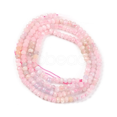 Natural Morganite Beads Strands G-F770-D05-02-1