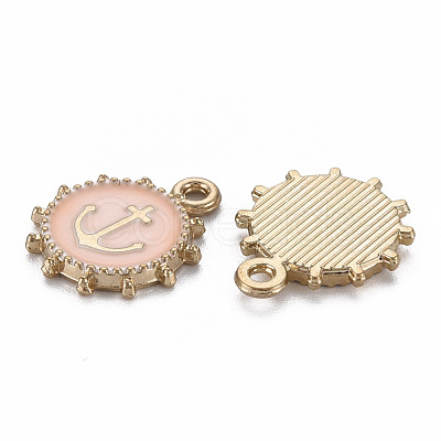 Alloy Enamel Pendants ENAM-N055-016C-NR-1