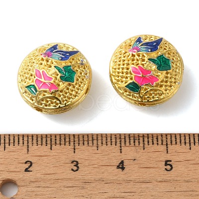 Rack Plating Brass Enamel Beads KK-P276-24B-G01-1