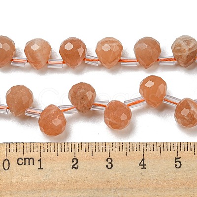 Natural Sunstone Beads Strands G-H297-B14-02-1