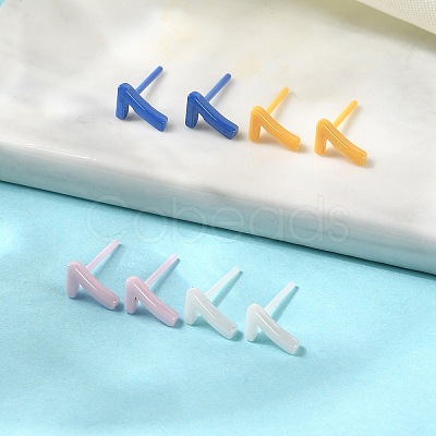 Hypoallergenic Bioceramics Zirconia Ceramic Stud Earrings EJEW-C065-03H-1