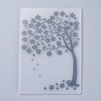 Plastic Embossing Folders DIY-P007-B02-1