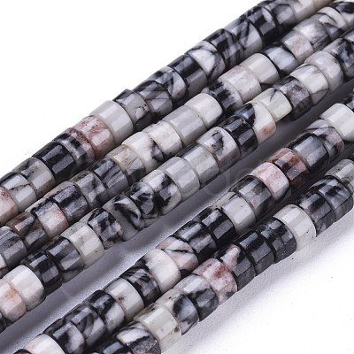 Natural Netstone Beads Strands G-F631-A40-1