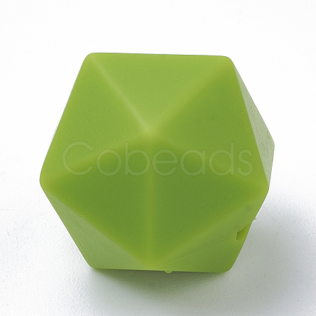 Food Grade Eco-Friendly Silicone Focal Beads SIL-T048-17mm-08-1