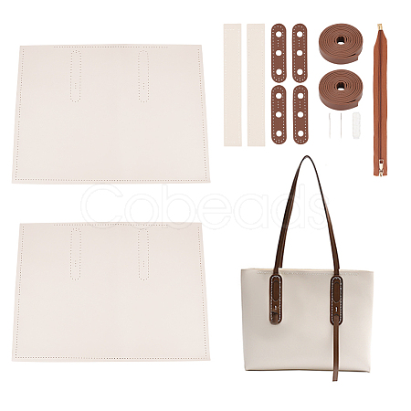 DIY Imitation Leather Women's Tote Bag Making Kit DIY-WH0409-77B-1
