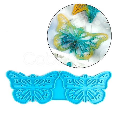 Butterfly Pendants Silicone Molds DIY-M045-18-1