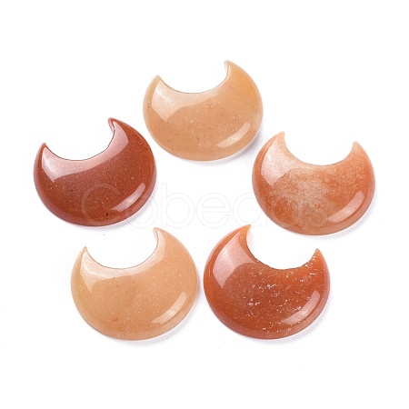 Natural Red Aventurine Cabochons G-P440-A03-1