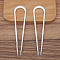 Alloy Hair Forks, Hair Accessories for Women, Platinum, 97x24mm