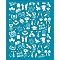 Silk Screen Printing Stencil, for Painting on Wood, DIY Decoration T-Shirt Fabric, Graduation Theme Pattern, 100x127mm